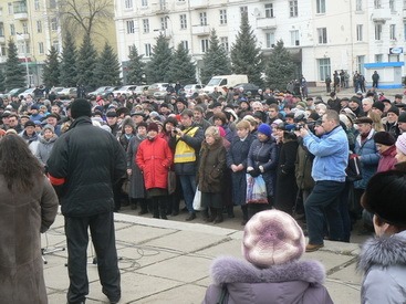 Antimajdan v Kramatorsku