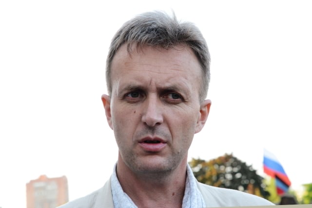 Alexandr Vaskovskij, předseda Strany pracujících Ruska v Donbasu a spolupředseda Nezávislého odborového svazu horníků
